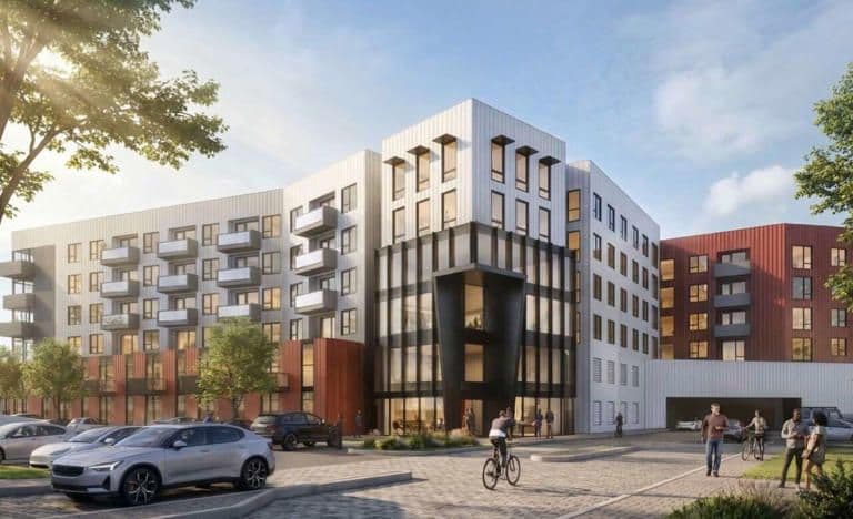 Rendering of proposed development