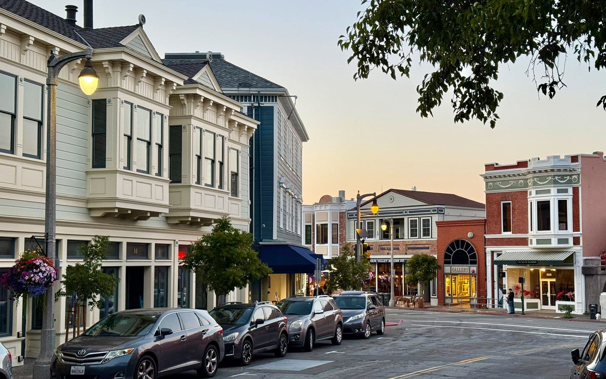 Sausalito's historic downtown district